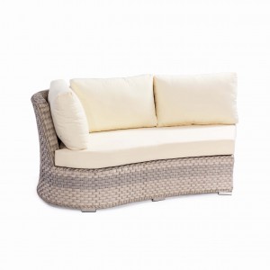 Master-Sofa mit 2 Sitzen und L/R-Armlehnen aus Rattan