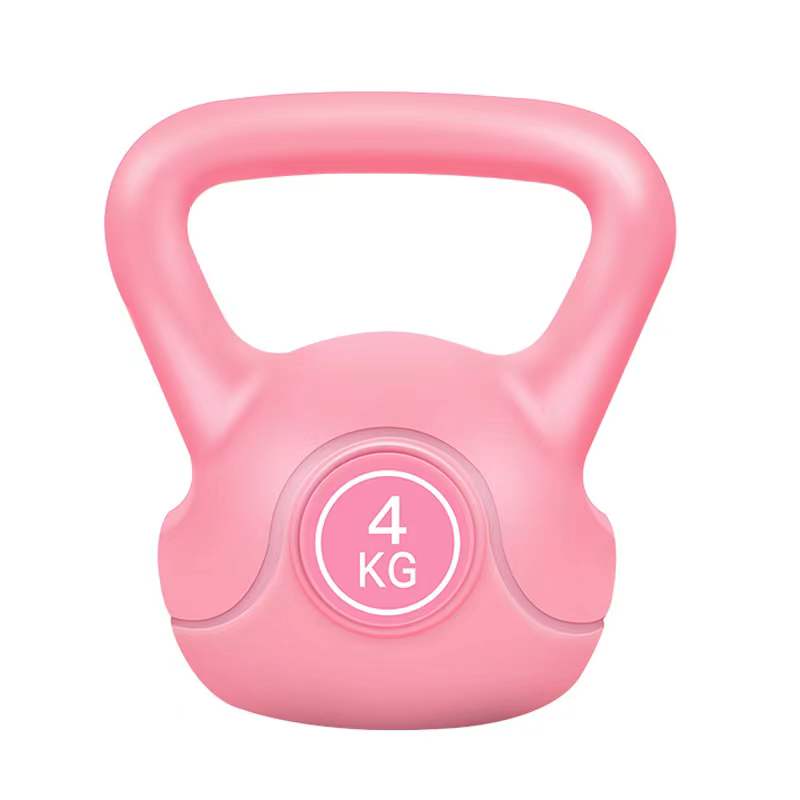 China Factory Home Fitness Equipment Cheap Wholesale Gym PVC Colored sand filling dumbbell