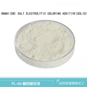 Aditivo colorante electrolítico de sal Sn&Ni para anodizado