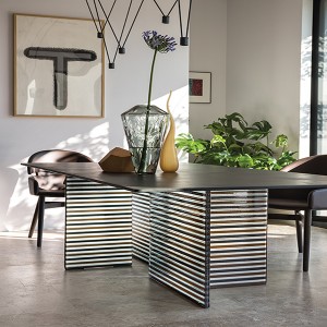Coffee Table Furniture With Top Glass For Living Room