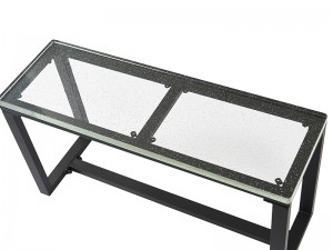 Best Famous Fused Glass Supplier –  Glass Console Table for Glass Furniture – Zhitao