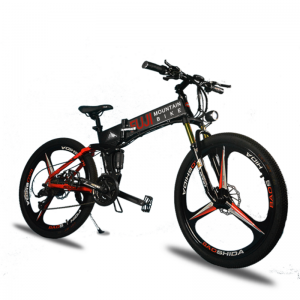 चीन एसजीएस सर्टिफिकेट 27 स्पीड लिथियम बैटरी ईबाइक फोल्डिंग इलेक्ट्रिक माउंटेन बाइक साइकिल