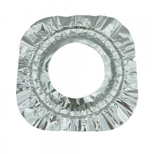 Roj-pov thawj aluminium foil rings rau roj qhov cub