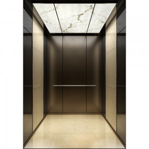 Ascenseur de passagers à économie d'énergie avec salle des machines