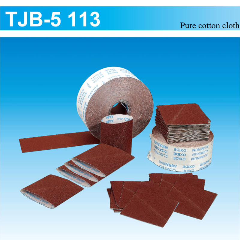 Soft cloth base Brown fused alumina sanding belts Featured Image