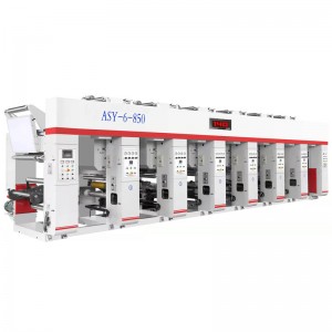 Model ASY-B2 Medium Speed Rotogravure Printing Machine (Three Motors Drive)