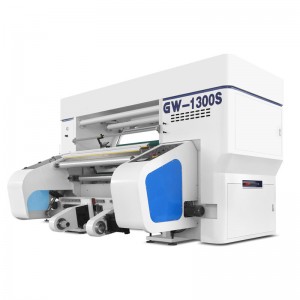 China Automatic Slitting Machine Manufacturer - Model GW-1300S Plastic Film Slitting & Rewinding Machine  – FULEE MACHINERY
