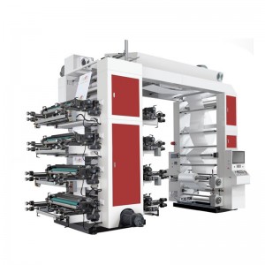 Model YTB-A 8 Colors High Speed Stack Type Flexo Printing Machine