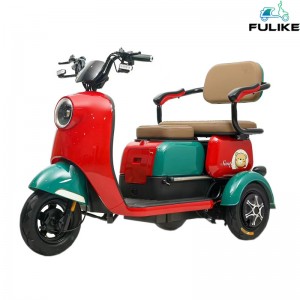 Scooter triciclo eléctrico de 600 W para adultos con certificación CE a pequena escala