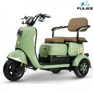 Groothandel kleinschalige CE-gecertificeerde elektrische driewieler-trike-scooter voor volwassenen van 600 W