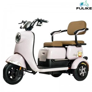 Groothandel kleinschalige CE-gecertificeerde elektrische driewieler-trike-scooter voor volwassenen van 600 W
