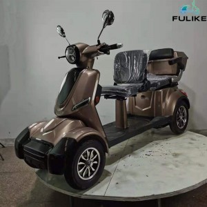 4 tekerlekli elektrikli hareketlilik scooter 60v800W Elektromanyetik fren güvenliği