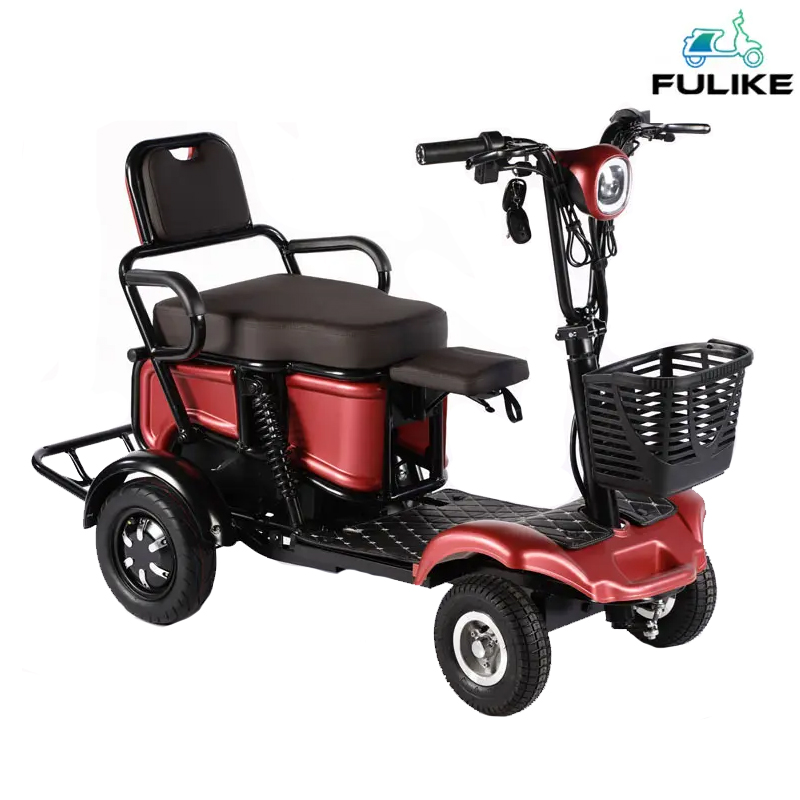 C1 Elderly 4 wheels Foldable Electric Ebike Mobility Car Scooter For Elderly