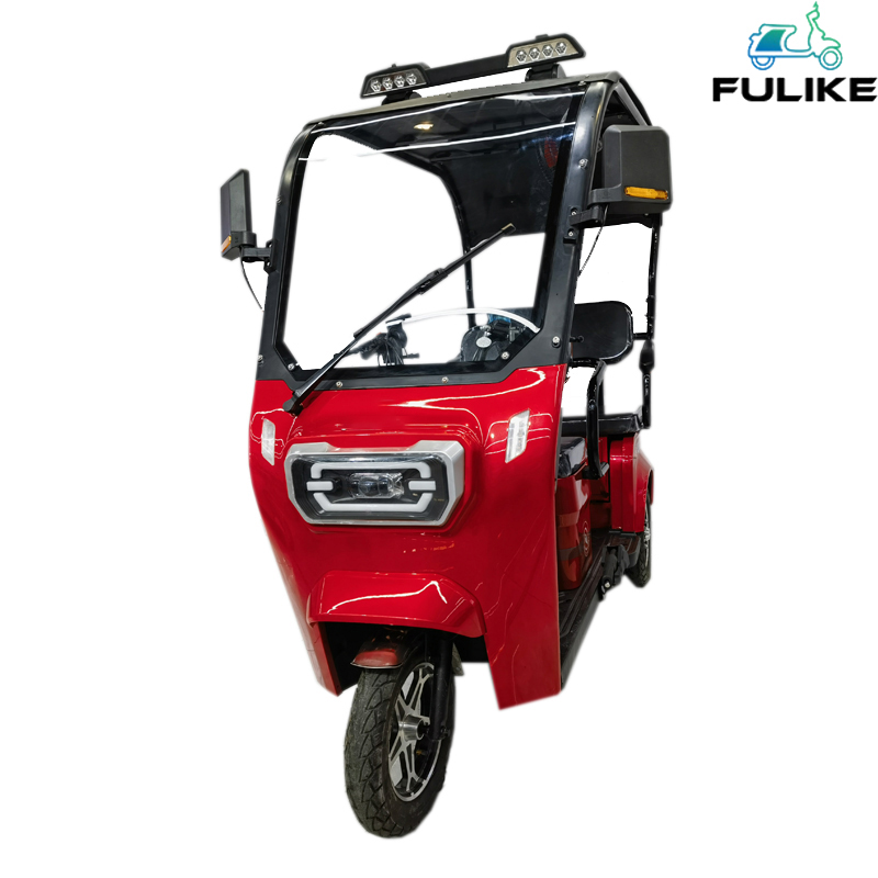 FULIKE 工廠 OEM/ODM CE EEC 新款成人 3 輪 500W 電動滑板車三輪車附車頂蓋