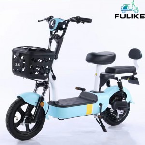China Herî Erzan Lead Acid 2 Wheels Electric E Bike Scooter Bicycle 350 W ji bo Bikaranîna Malbatê