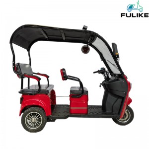 FULIKE Factory OEM/ODM CE EEC Nový 3kolový elektrický skútr pro dospělé, 500W, tříkolka se střešním krytem