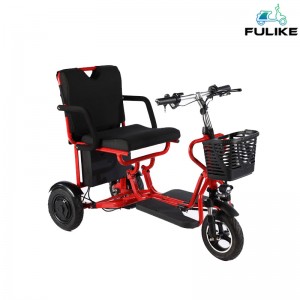 FULIKE Agbalagba Kekere 350W Kika Electric Trike Scooter Ṣe Ni Ilu China