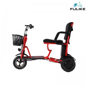 БНХАУ-д үйлдвэрлэсэн FULIKE өндөр настны жижиг 350Вт эвхдэг цахилгаан трик скутер