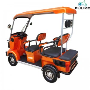C10 FULIKE vairumtirdzniecība 650W 800W 60V elektriskais EV vecāka gadagājuma mobilitātes motorolleris, 4 riteņu sajaukšanās liela attāluma golfa ratiņi ar jumtu