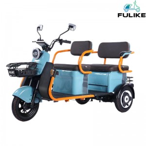 FULIKE 2023 جدید بزرگسالان 3 چرخ E Trike با باتری سه چرخه برقی با سبد