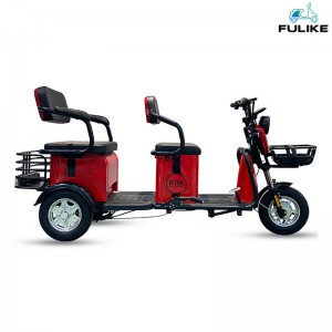 H2 საოჯახო მეორადი 3 ბორბლიანი სკუტერი Senior Electric Cargo Trike Tricycle Tricycle იყიდება ქარხანაში