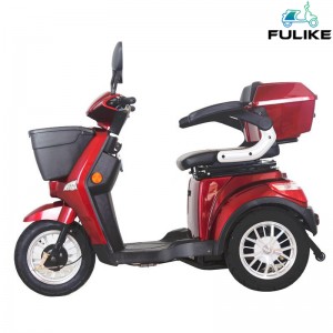 Fulike 48V350W 48V20ah Lithium Batirin Gaba/Baya Birki Fedal Taimakawa Electric Trike Trike