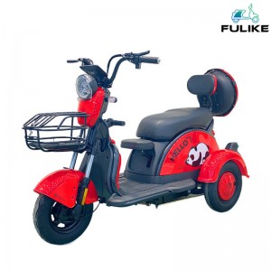 Fulike Electric Tilu Roda Chopper Motor pikeun Dijual Motorized Roda Besar Trike Listrik pikeun Dewasa Electric Start Power Bikes