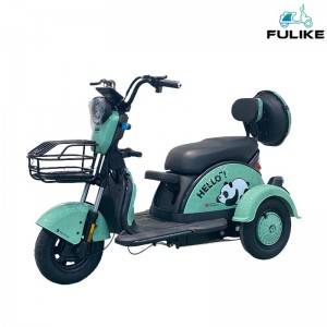 Pārdodu Fulike elektrisko trīsriteņu smalcinātāju motociklu motorizēti lielie riteņi elektriskais trīsritenis pieaugušajiem elektriski iedarbinātiem spēka velosipēdiem