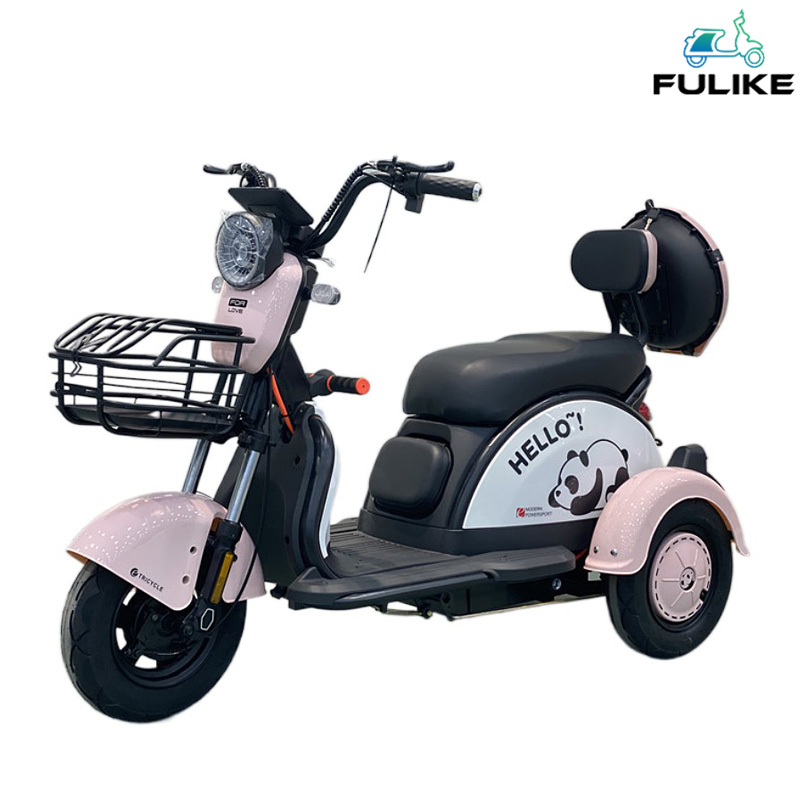 Fulike, motocicleta Chopper eléctrica de tres ruedas a la venta, triciclo eléctrico motorizado de ruedas grandes para adultos, bicicletas eléctricas de arranque eléctrico
