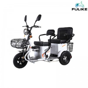 Scooter Ġdid bi Tliet Roti 500W/600W/650W 20V Triċikletta Elettrika Mutur Skuters Elettriku City Three Wheel Trike