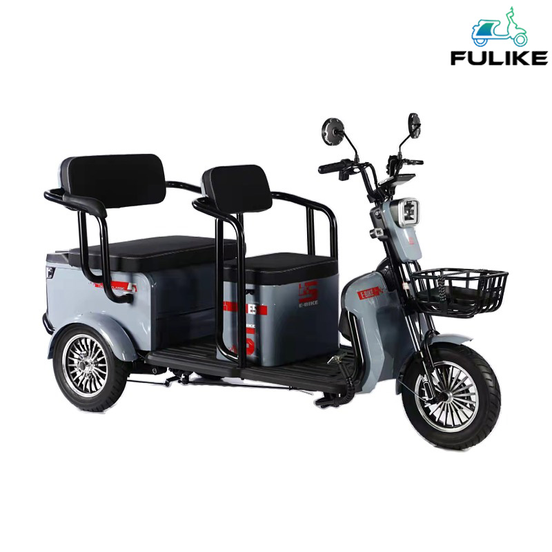 FULIKE Hot Sale Dewasa 3 Roda Trike Sepeda Roda Tiga 500W 600W 650W 800W Sepeda Trike Listrik Kanggo Wong Dewasa