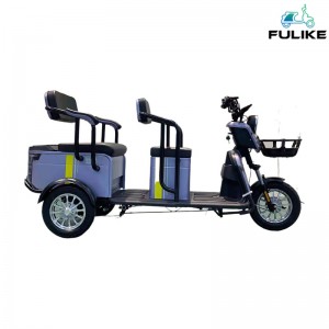 FULIKE رائجة البيع الكبار 3 عجلة دراجة ثلاثية العجلات 500 واط 600 واط 650 واط 800 واط دراجة كهربائية ثلاثية العجلات للبالغين