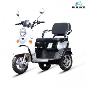 2023 Fast tyre Tricycle 3 Wheel EV Electric Cargo Mobility Scooter Tricycle yokhala ndi Batri Yochotseka ya Lithium