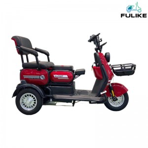 FULIKE Adult Electric Cargo E Manufacturer With Tricycle Manufacturer With Basket 3 Wheel Trike Bicycle For Thekiso