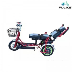 FULIKE Cargo elektromos tricikli gyártója összecsukható 3 kerekű elektromos teherbicikli kabinnal