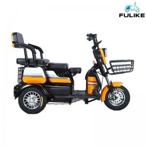 Factory 2023 Adult E Battery Powered Tricycle Tricycle Ev سه چرخه با سبد