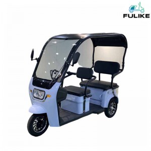 Triciclo eléctrico de tres rodas fortes para adultos para uso por xunto