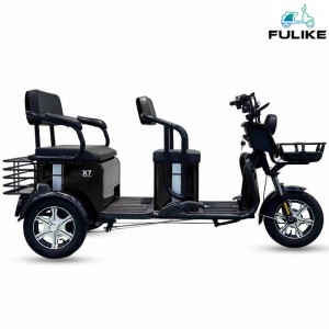 Triciclu Trike Trike Scooter Fat 3 Wheel Triciclu Elettricu En Acier Mon Fat Cargo Cargo Pane cù Quadri pneumatici