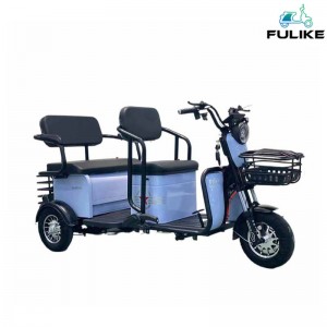 Triciclu Trike Trike Scooter Fat 3 Wheel Triciclu Elettricu En Acier Mon Fat Cargo Cargo Pane cù Quadri pneumatici