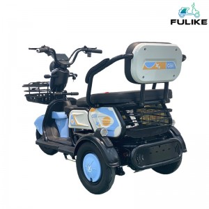 FULIKE 500 واط 650 واط ثلاث عجلات دراجة كهربائية البضائع ترايك سكوتر E دراجة ثلاثية العجلات ترايك للبالغين