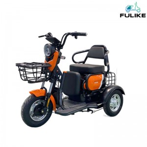 Jualan Panas FULIKE Dewasa 3 Roda Trike EV Bateri Dikendalikan Beca 500W 600W 650W 800W Basikal Trike Elektrik Untuk Dewasa