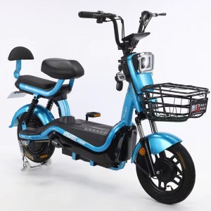 Bicicleta elétrica urbana mais barata com freio a disco sem escova de 500 W e bicicleta
