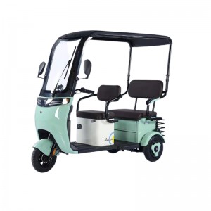 2023 Kūʻai wela hou i ka ikehu kiʻekiʻe kiʻekiʻe lōʻihi leisure tricycle 48V/60V 500W Motors Aluminum Alloy Frame Electric Cargo Tricycle