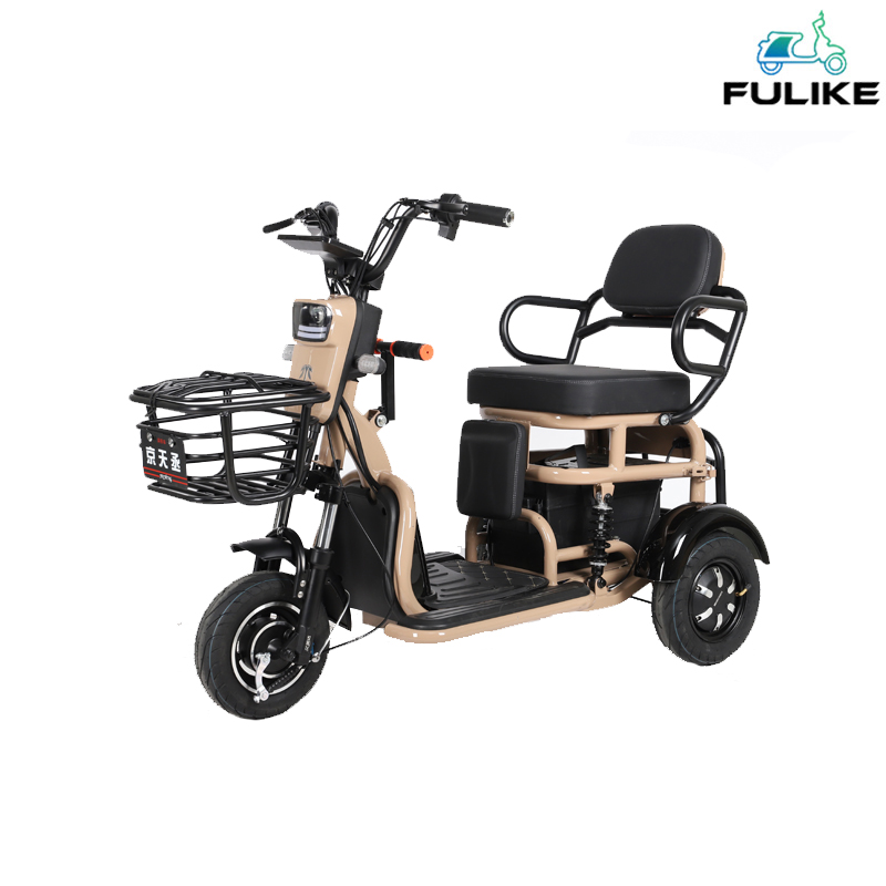 FULIKE Factory Wholesale Elderly 3 Wheel Folding Electric Trike Trike For sale