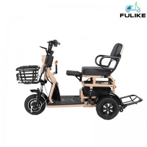 FULIKE Factory Wholesale Wazee 3 Wheel Folding Electric Trike Trike Tricycle Inauzwa