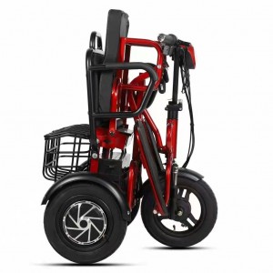 FULIKE Wholesale Cargo Electric Tricycles Manufacturer Folding 3 Wheel Electric Cargo Bike With Cabin