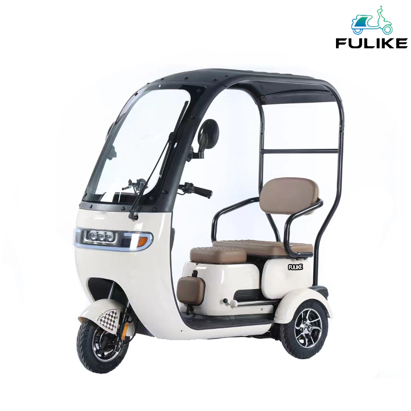 FULIKE 電動三輪車三輪車製造商 3 輪電動三輪車帶頂新 Triciclo Electrico Adulto