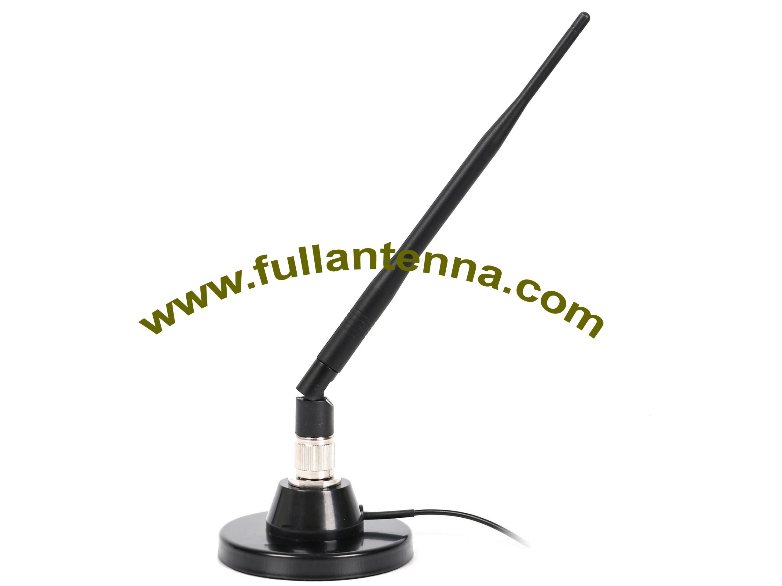 P/N:FA2400.0607,WiFi/2.4G External Antenna, 70mm base size strong magnetic, 7dbi gain
