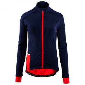 Vyriškas dviratininko paltas – NAVY/RED