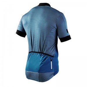 Maglietta da ciclismo d'alta prestazione maschile manica corta cù pannelli sublimati